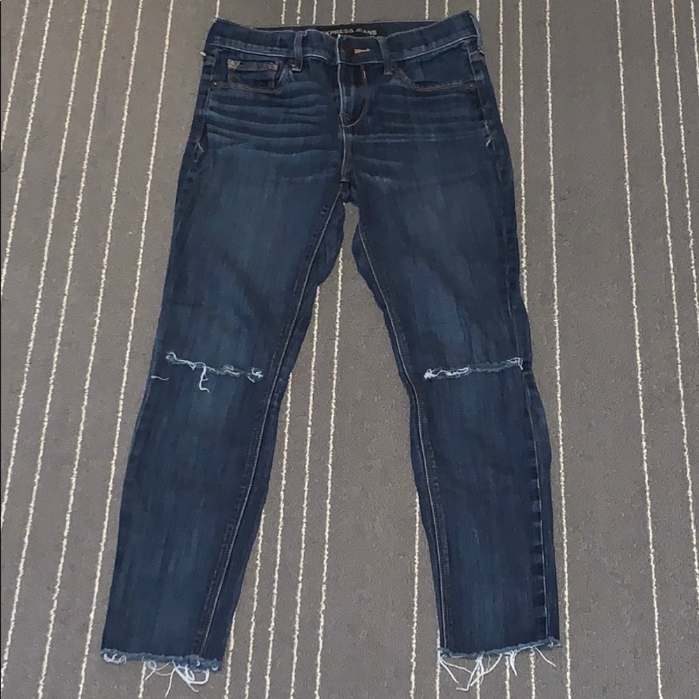 Express mid rise legging denim